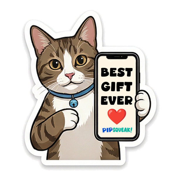 Best gift ever - cat holding phone