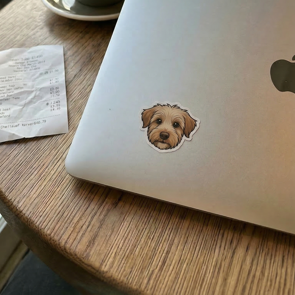 Pipsqueak stickers on laptop
