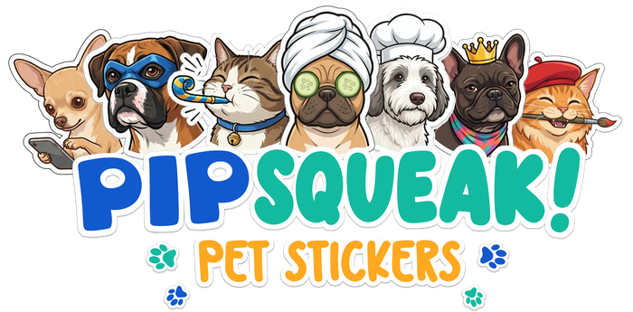 Pipsqueak! Pet Stickers