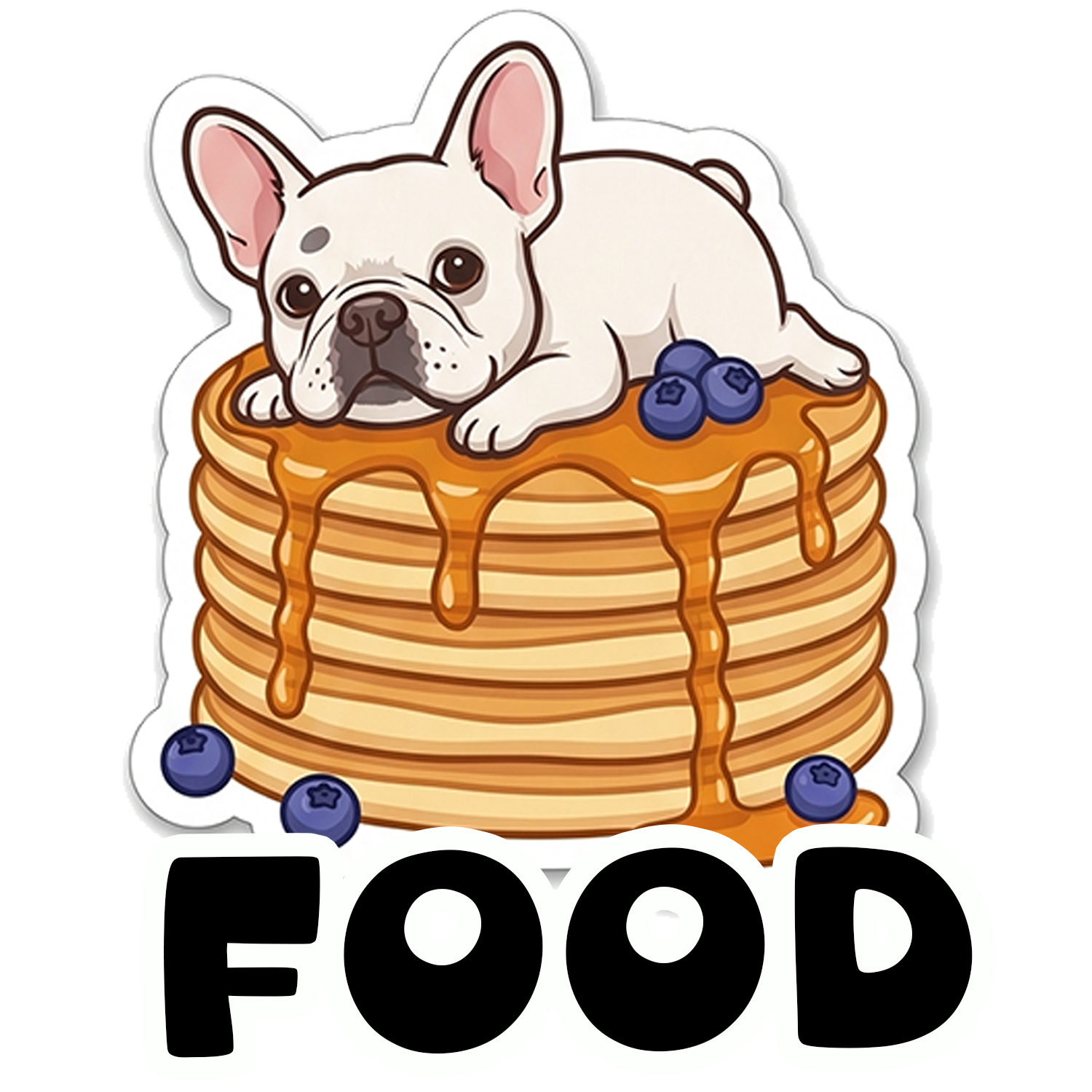 Food theme – custom pet sticker sheet